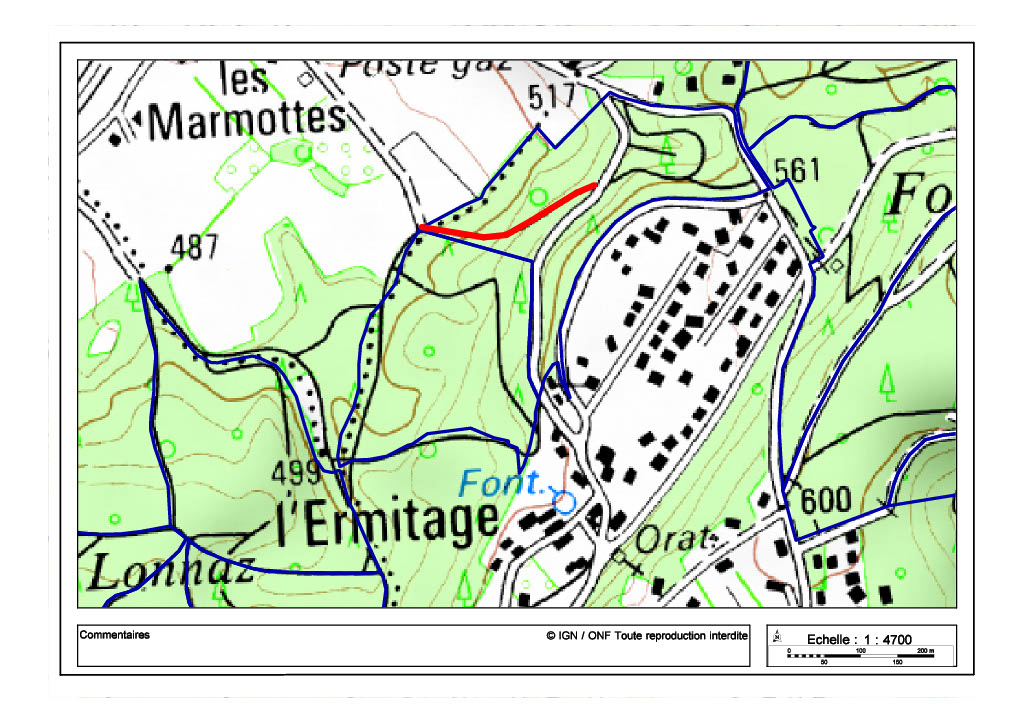 plan de situation attaque buse gr5