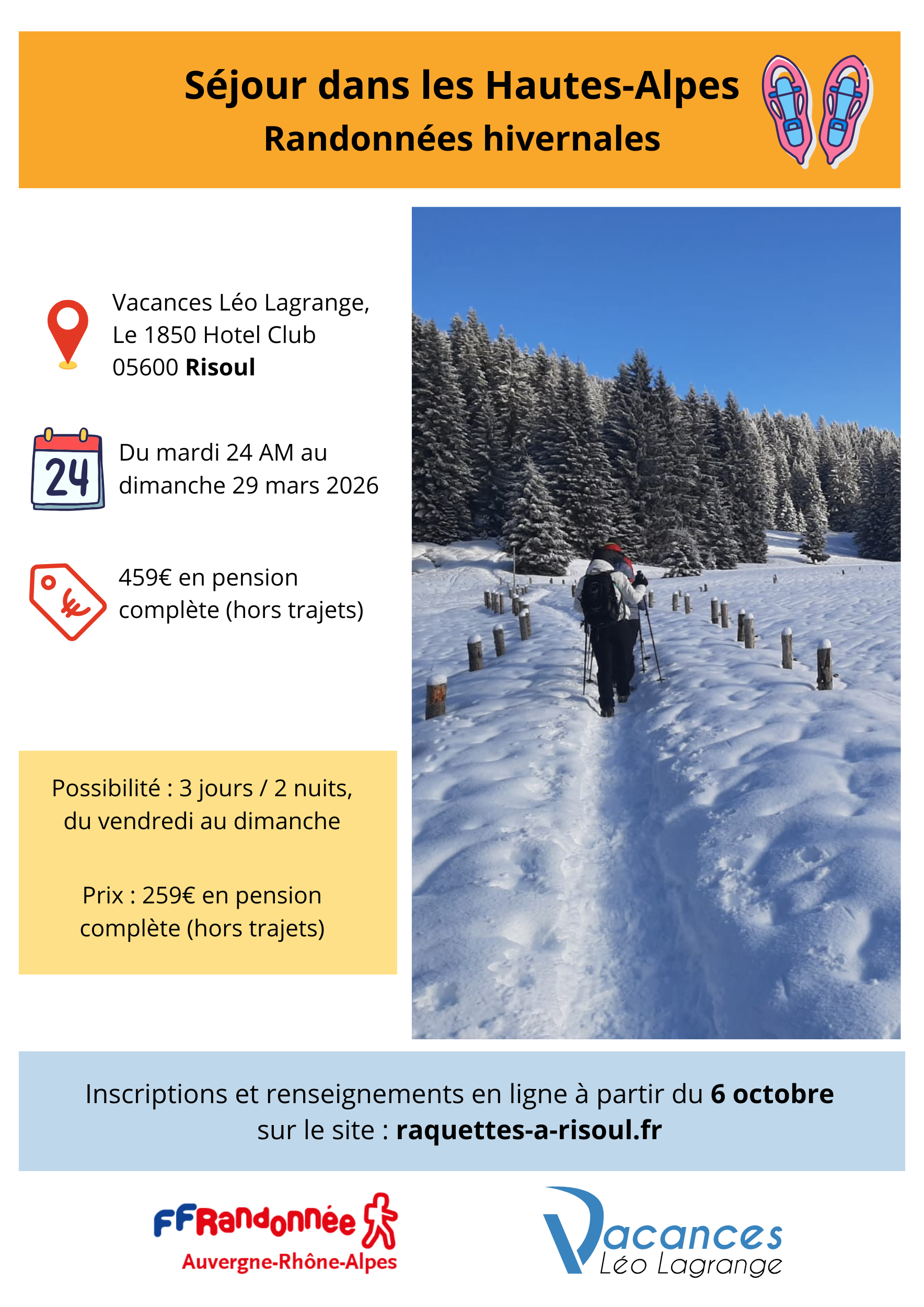 Séjour dans les Hautes-Alpes