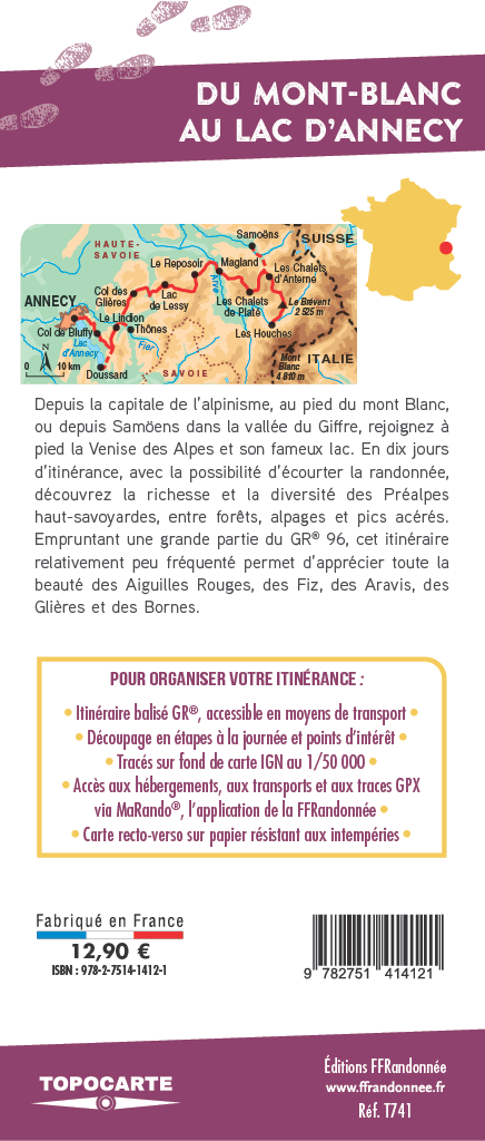 T741 - Du Mont-Blanc au Lac d'Annecy - couv EP3_verso